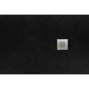 Rodyti išsamią informaciją apie Stačiakampis dušo padėklas Opal 100/80/2,6 juodas Stačiakampis dušo padėklas Opal 100/80/2,6 juodas paveikslėlis