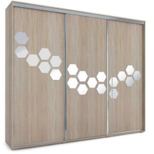 Paveikslėlis Spinta Wanda A23 250 Honeycomb Sonoma