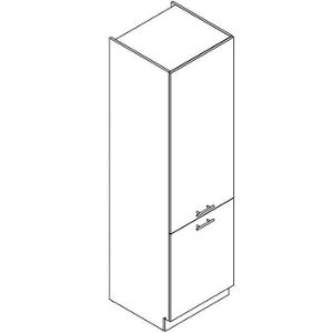 Virtuvės spintelė Bono D60lo 2133 Pl 2fr Sonoma ąžuolas/balta paveikslėlis