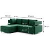 Kampinė sofa su miegamąja funkcija Panama OT-2R Monolith 37 kairioji sofa-lova paveikslėlis