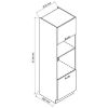Virtuvės spintelė Max D60pk Mv 2133 Pl pilka paveikslėlis