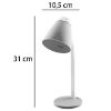 Stalinė lempa Monic VO0791 balta MAX 15W LB1 paveikslėlis