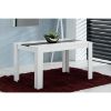 Domus stalas 135x80 baltas 11008795 paveikslėlis