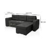 Kampinė sofa su miego funkcija Dallas Zetta 305 universalus paveikslėlis