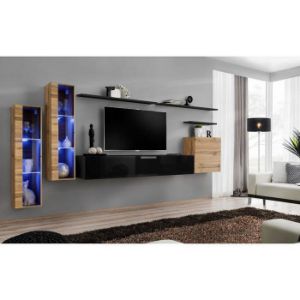 Paveikslėlis Sekcija Switch Glass+LED XI Wotan/Black