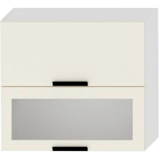 Virtuvės spintelė Denis w80grf/2 sd coffee mat/balta paveikslėlis