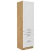 LUNA virtuvės spintelė balta matinė/artisan 60dks-210 3s 1f paveikslėlis