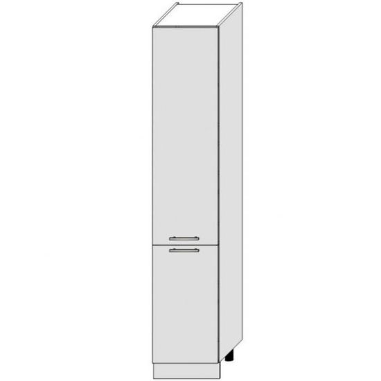 Virtuvės spintelė Bono D40sł 2133 Pl 2fr White Alaska/Bia paveikslėlis
