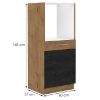 Virtuvės spintelė VIGO Dark 60 DP-145 1F MB paveikslėlis