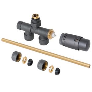 Viengubų skylučių termostatinis rinkinys iš grafito paveikslėlis