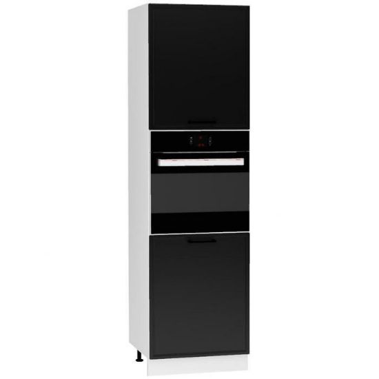 Virtuvės spintelė Emily D60PK 2133 LT juoda žirnių spalvos paveikslėlis