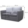Sofa Bella 120 Alfa 19+17 paveikslėlis