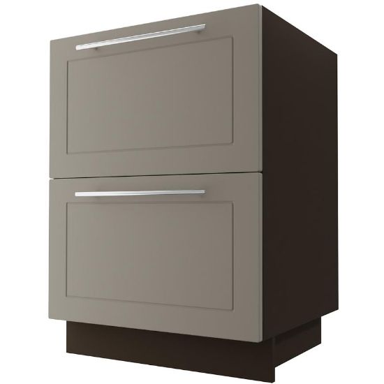Virtuvės spintelė D2E/60/1E Quantum beige mat/lava paveikslėlis