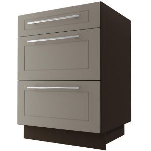 Paveikslėlis Virtuvinė spintelė D3E/60 Quantum beige mat/lava