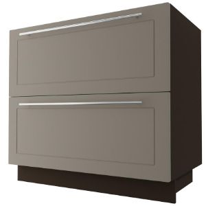 Paveikslėlis Virtuvinė spintelė D2M/90 Quantum beige mat/lava