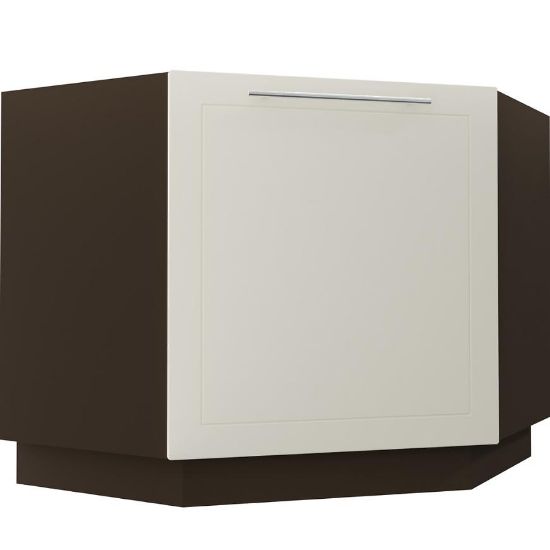 Virtuvės spintelė D12r/90 Quantum vanilės matinis/lava paveikslėlis