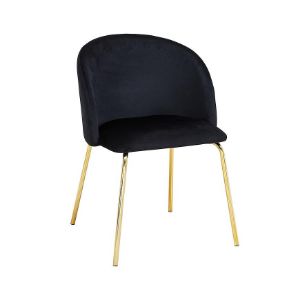 Paveikslėlis Kėdė Pure 80107k juoda/auksinė