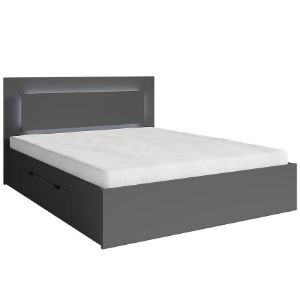 Rodyti išsamią informaciją apie Lova su stalčiumi 160x200 Fino 51 pilkas grafitas Lova su stalčiumi 160x200 Fino 51 pilkas grafitas paveikslėlis