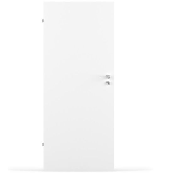 Įėjimo durys Standard 1 90L KL baltos spalvos LAK paveikslėlis