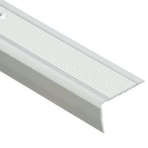 Paveikslėlis Laiptų slenkstis LSR 40X25 1,0 m sidabrinis