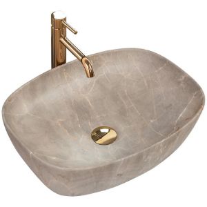 Rodyti išsamią informaciją apie Freja Beige Countertop praustuvas Matt Freja Beige Countertop praustuvas Matt paveikslėlis