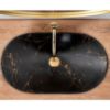 Stalinis praustuvas Royal Black Marble Matt paveikslėlis