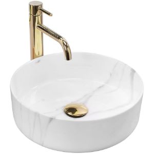 Rodyti išsamią informaciją apie Sami marmurinis stalviršio praustuvas Sami marmurinis stalviršio praustuvas paveikslėlis