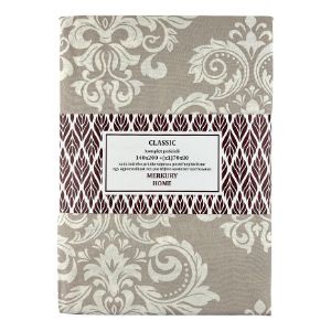 Patalynė Klasikinė medvilninė ecru/šviesiai pilka 140x200 + (1) 70x80 Mercury Home paveikslėlis