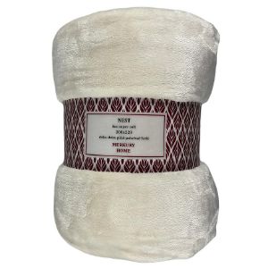 Nest Super Soft ecru 200x220 antklodė Mercury Home paveikslėlis