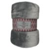 Nest Super Soft tamsiai pilka antklodė 170x220 Mercury Home paveikslėlis