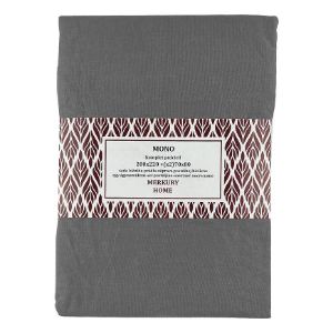 Viengulė medvilninė patalynė tamsiai pilka 220x200 + (2) 70x80 Mercury Home paveikslėlis