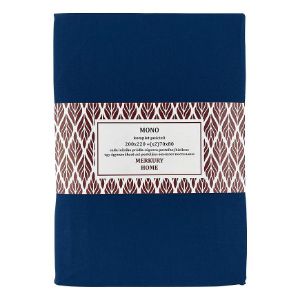 Vienguba medvilninė indigo patalynė 220x200 + (2) 70x80 Mercury Home paveikslėlis