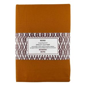 Vienguba medvilninė garstyčių spalvos patalynė 220x200 + (2) 70x80 Mercury Home paveikslėlis