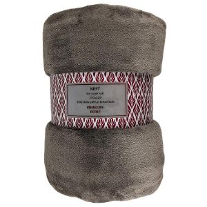 Nest Super minkšta ruda antklodė 170x220 Mercury Home paveikslėlis