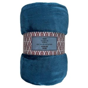 Nest Super minkšta indigo spalvos antklodė 170x220 Mercury Home paveikslėlis