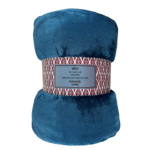 Nest Super Soft indigo 200x220 antklodė Mercury Home paveikslėlis
