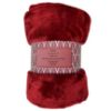 Nest Super Soft bordo spalvos 130x170 antklodė Mercury Home paveikslėlis