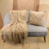 Sherpa antklodė 130x160 beige Mercury Home paveikslėlis