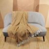 Boho antklodė 130x160 garstyčių Mercury Home paveikslėlis