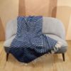Boho antklodė 130x160 indigo Mercury Home paveikslėlis