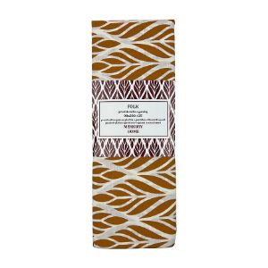 Įvairiaspalvė paklodė su elastine juosta Tautinė medvilnė ecru/gastrinė 90x200 + 25 Mercury Home paveikslėlis