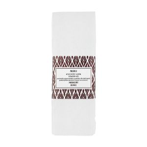 Vienguba medvilninė balta paklodė 120x200 + 25 Mercury Home paklodė su guma paveikslėlis