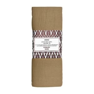 Vienspalvė medvilninė smėlio spalvos paklodė su elastine juosta 140x200 + 25 Mercury Home paveikslėlis