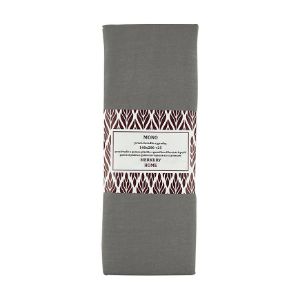 Viengulė medvilninė tamsiai pilka paklodė su elastine juosta 140x200 + 25 Mercury Home paveikslėlis