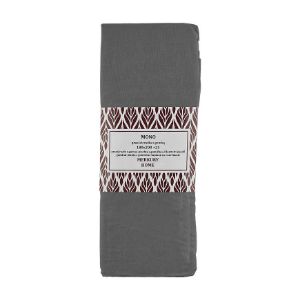 Viengulė medvilninė tamsiai pilka paklodė su elastine juosta 180x200 + 25 Mercury Home paveikslėlis