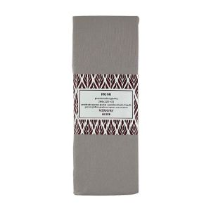 Viengulė medvilninė paklodė su elastine juosta šviesiai pilka 220x200 + 25 Mercury Home paveikslėlis