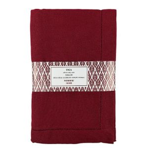 SAGA bordo spalvos staltiesė 140x180 lengva priežiūra paveikslėlis