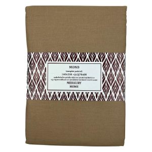 Medvilninė antklodė Mono beige 140x200 (1) 70x80 Mercury Home paveikslėlis