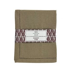 SAGA smėlio spalvos staltiesė 45x140 lengva priežiūra paveikslėlis