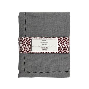 SAGA tamsiai pilkas stalo bėgikas 45x140 lengva priežiūra paveikslėlis